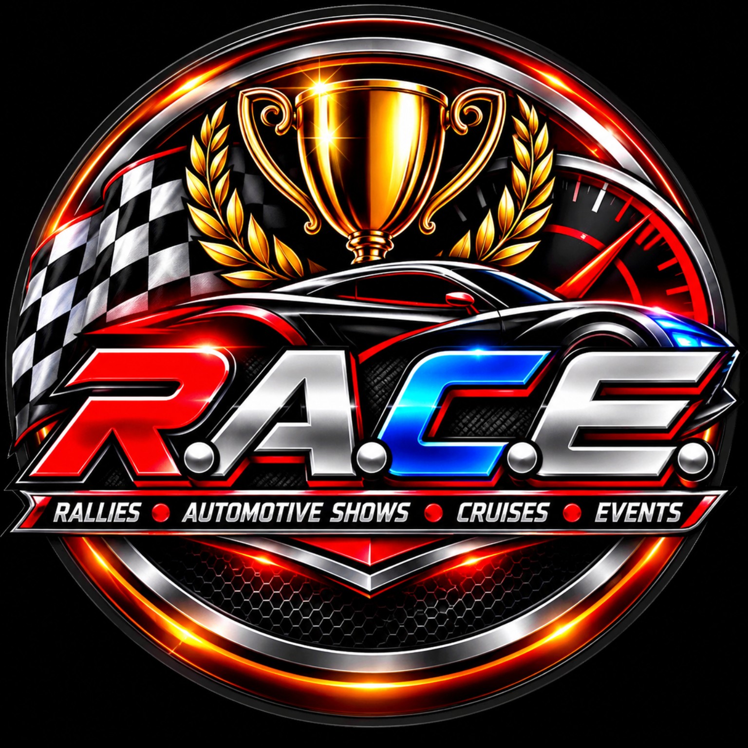 Official R.A.C.E. trophy logo